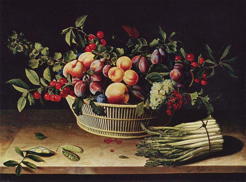Louise Moillon Apfel und Melonen oil painting image